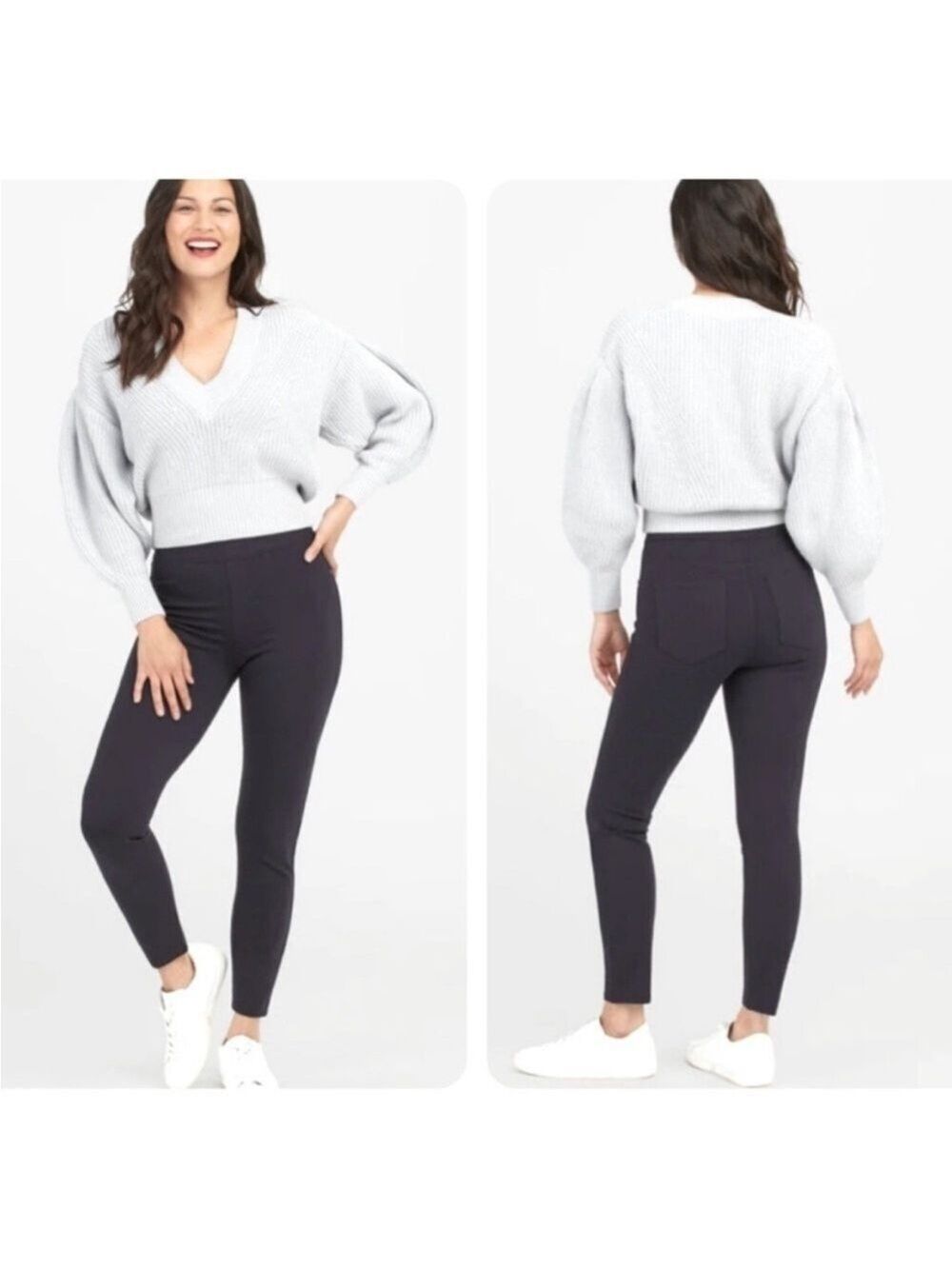 NWT Spanx The Perfect Pant Ankle 4-Pocket Classic Navy 20202 Size Medium T NEW